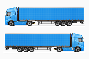 Semi Truck Mockup 2