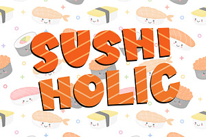 Sushi Moshi - Delicious Display Font