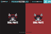 Skull Pirate Logo, a Branding & Logo Template by pixelogan (Thumbnail 2 of 2)