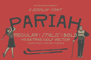 Pariah - Retro Display Typeface