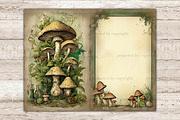 Mushrooms Junk Journal Pages, a Seasonal Illustration by GlamArtZhanna (Thumbnail 9 of 9)