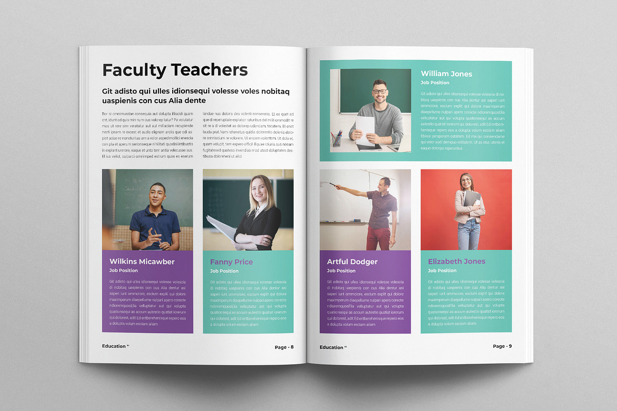 Education Brochure Template, a Brochure Template by E-Type (Photo 4 of 7)