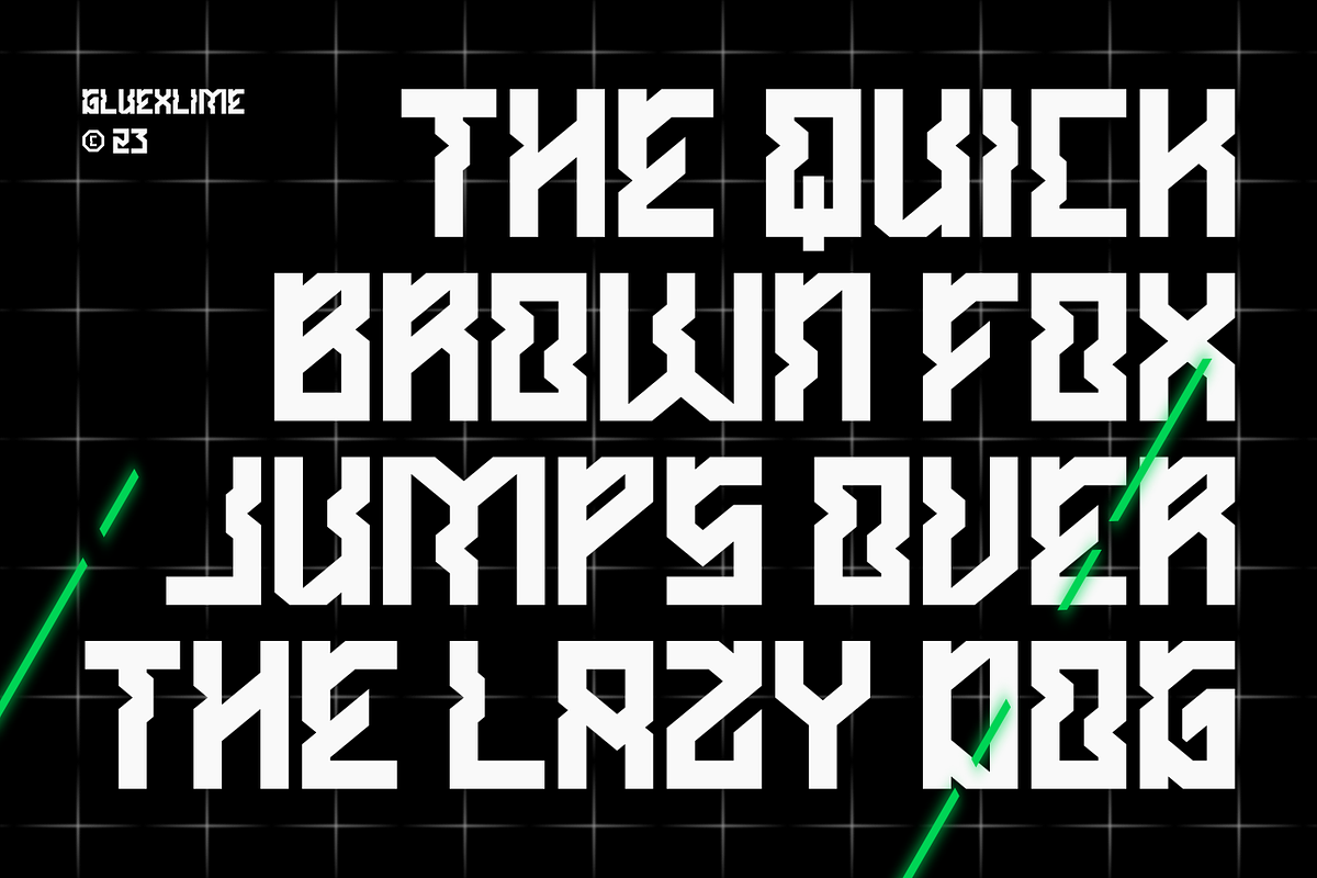 Gluexlime, a Symbol Font by Yktypstd (Photo 2 of 5)