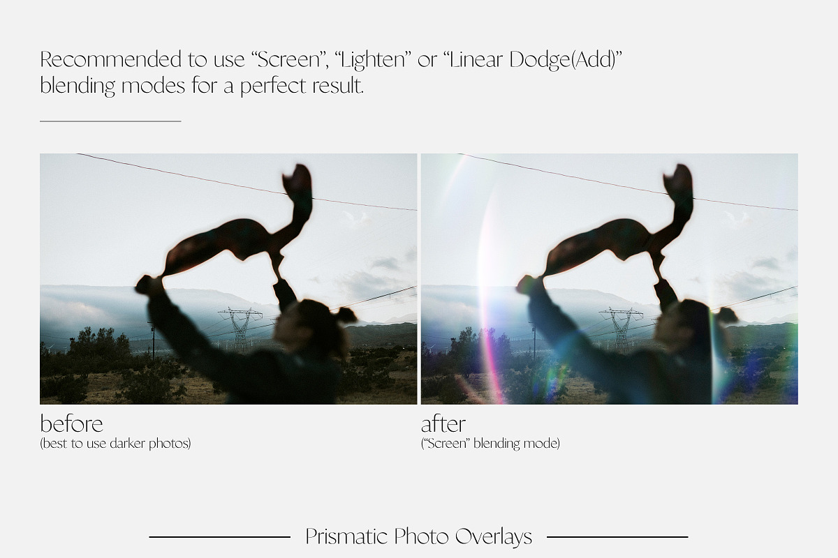 Prismatic Photo Overlays, a Texture Graphic by Freezerondigital (Photo 7 of 11)