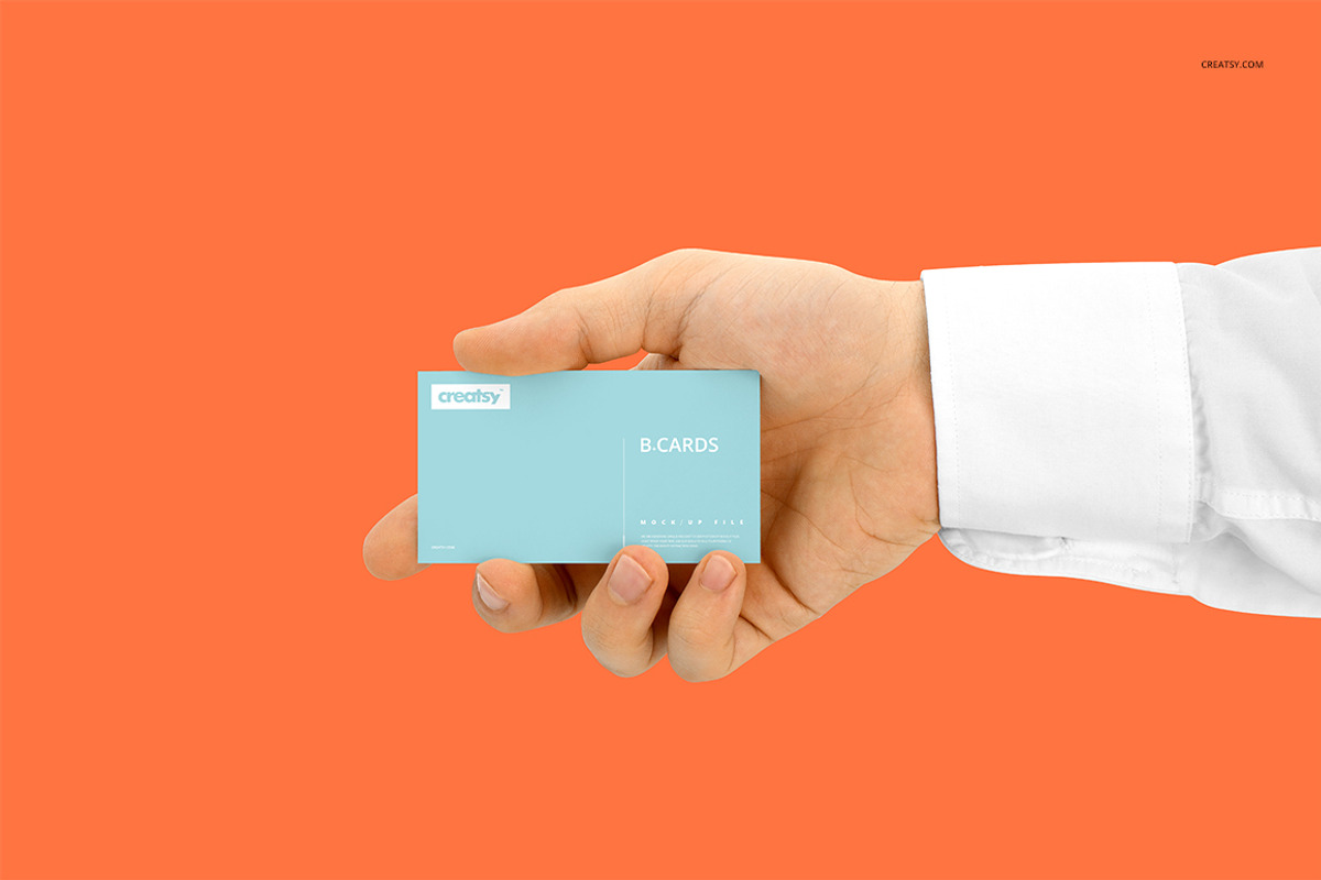 Business Cards Mockup Hands Edition, a Business Card Template by creatsy5 (Photo 12 of 16)