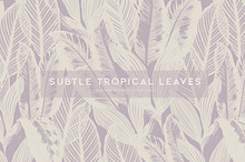 Subtle Tropical Leaves by  in Graphics