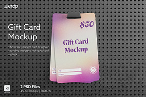 Gift Card Mockup