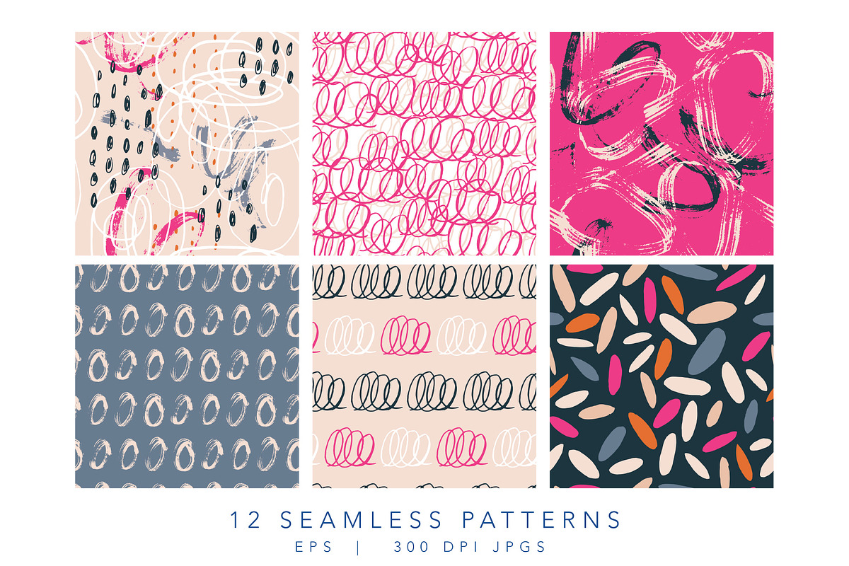 Abstract Ovals | Patterns and Boards, a Pattern Graphic by The Collective Studio (Photo 2 of 12)