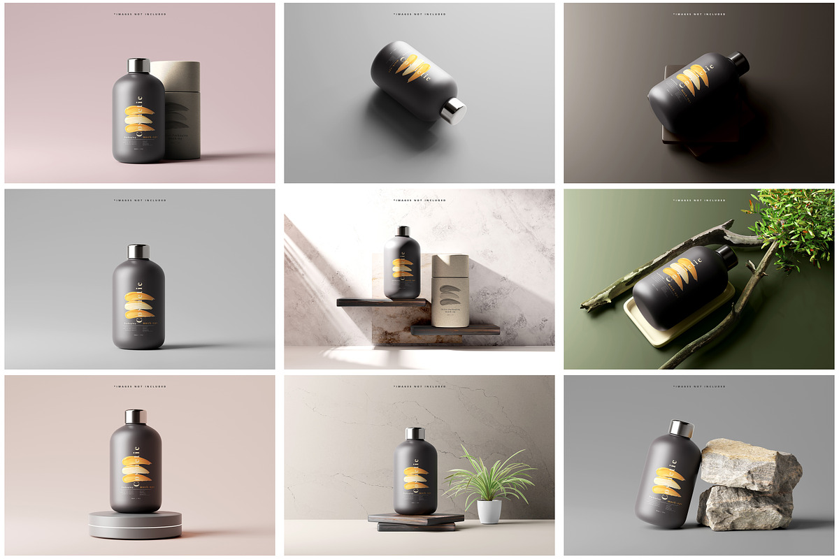 The Ultimate Bottle Mockup Bundle, a Cups & Container Mockup by pmvch (Photo 72 of 85)