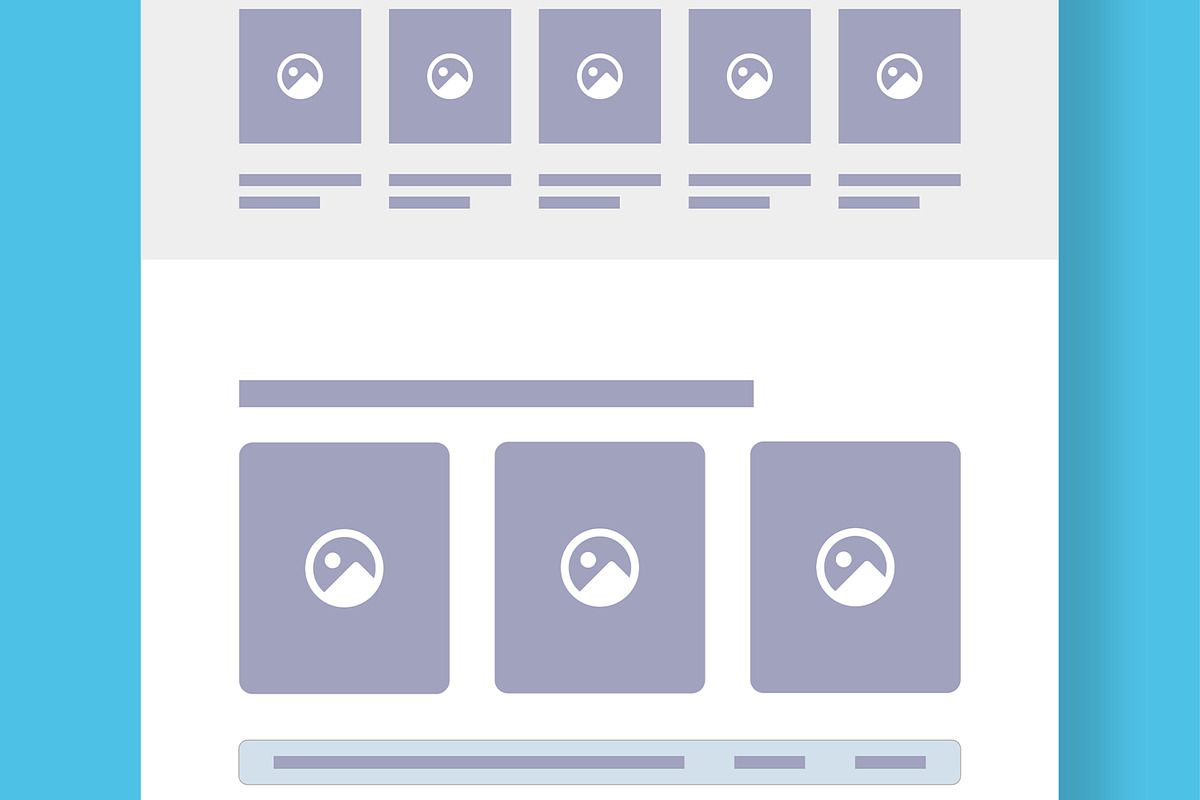 Website Wireframe for Landing Page preview 5