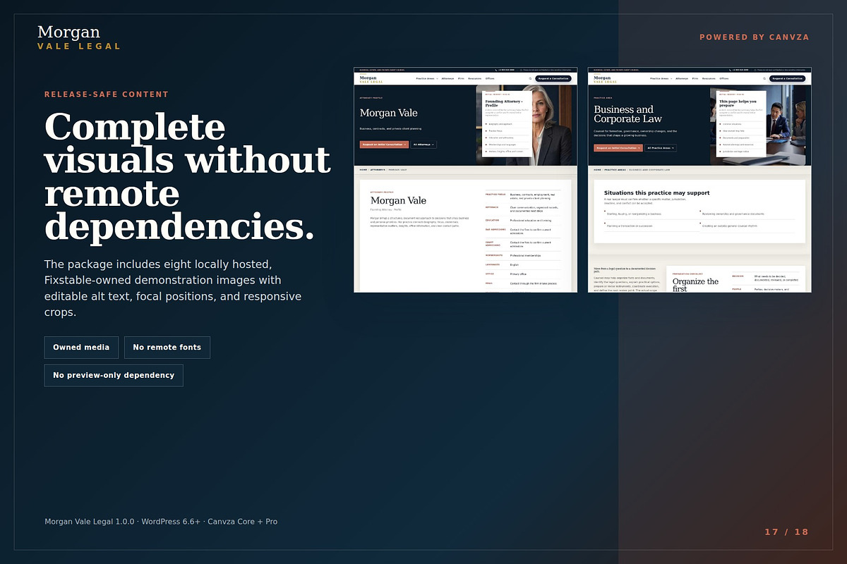 Morgan Vale Legal WordPress Theme, a WordPress Template by Fixstable Studio (Photo 16 of 17)