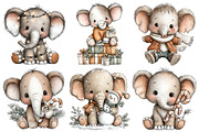 Whimsical Woodland Animals Clipart, an Illustration by Pixels.Craft (Thumbnail 6 of 6)