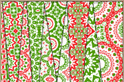 Christmas Red and Green Papers 1, a Pattern Graphic by Adriana Ferrari (Thumbnail 1 of 3)