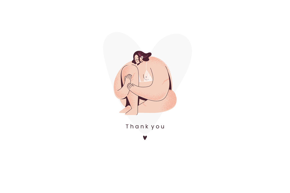 Body Positive Girls Illustrations, a Person Illustration by Frizenasya (Photo 10 of 10)