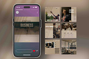 Modern Instagram Business Plan, a Social Media Template by Bizz_District_Studio (Thumbnail 1 of 2)