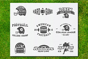 American Football Logo Badges Bundle, a Branding & Logo Template by JeksonGraphics (Thumbnail 9 of 12)