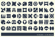 Geometric Logo Template Vol 9, a Solid Icon by Tekuni (Thumbnail 4 of 10)