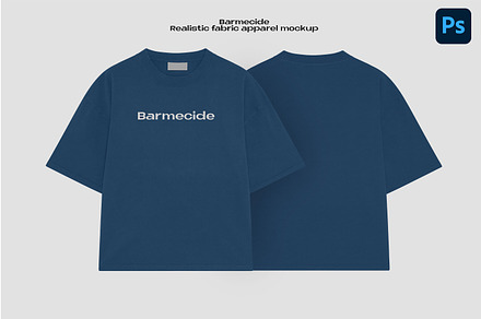 OVERSIZED T-SHIRT MOCKUP, a Shirt Mockup by Barmecide Mockup Studio