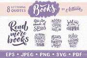 Books Lettering Quotes, a Decorative Illustration by Artlana (Thumbnail 1 of 4)