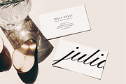 Chic Business Card Template Canva, a Business Card Template by LePosey Studio (Thumbnail 3 of 5)