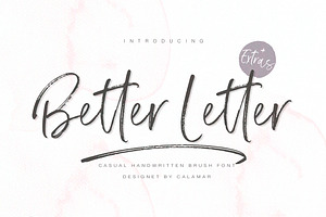 Better Letter Font