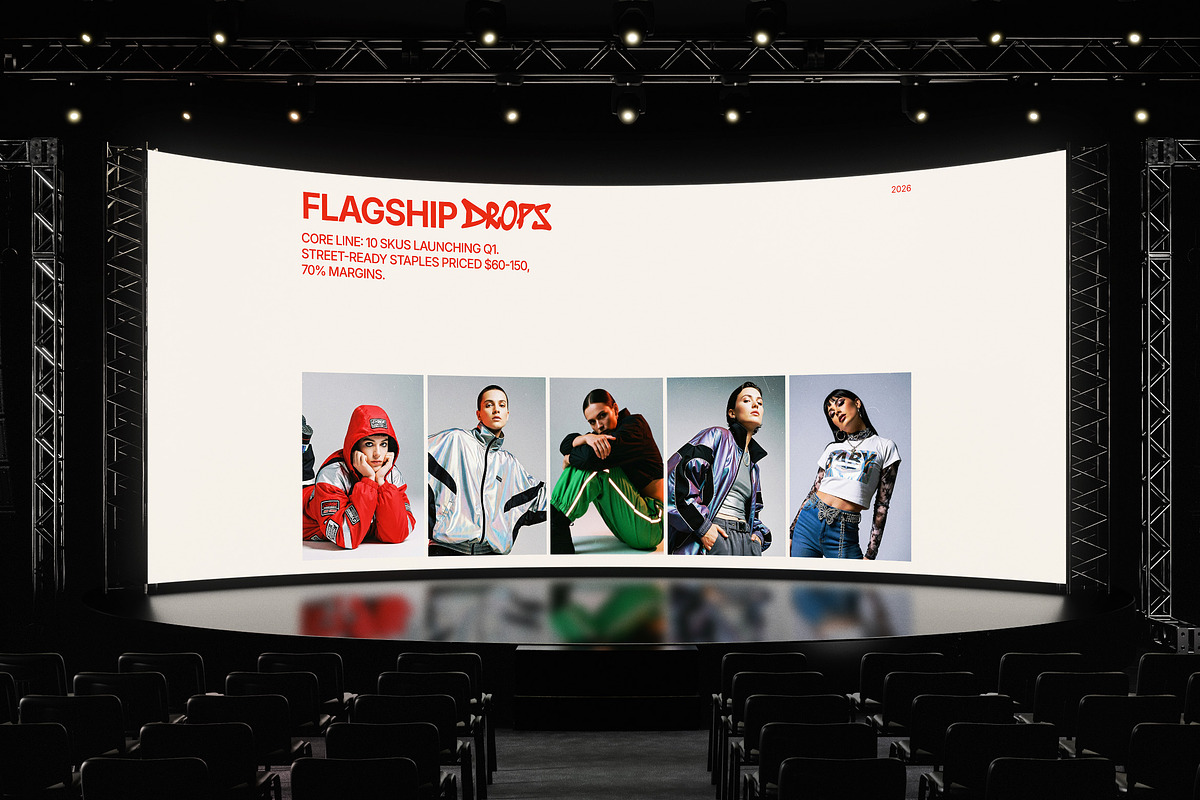 Streetwear Pitch Deck Template, a Presentation Template by Supanium Studio (Photo 4 of 4)