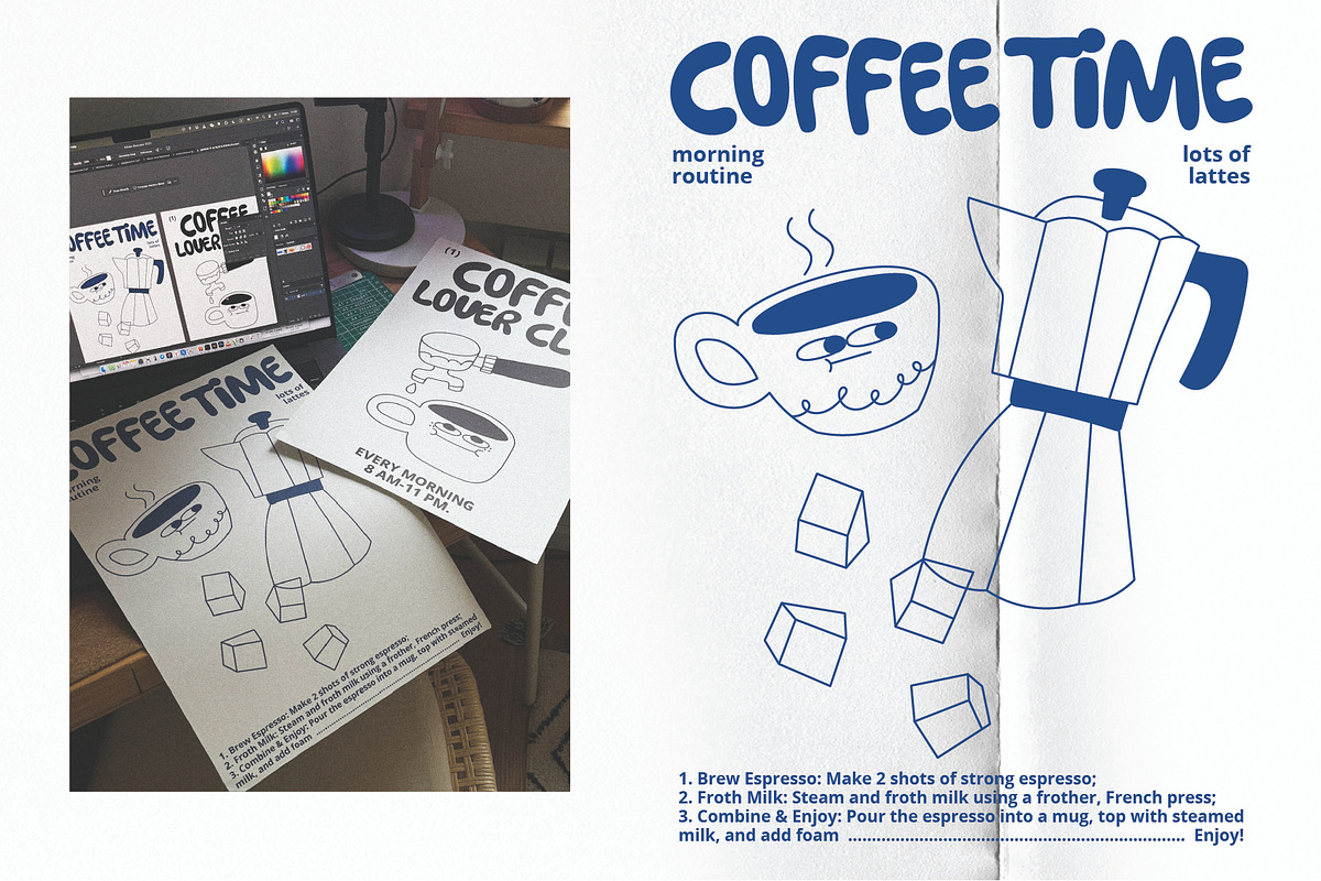 coffee time, an Object Illustration by Aleks.Flaks (Photo 11 of 16)