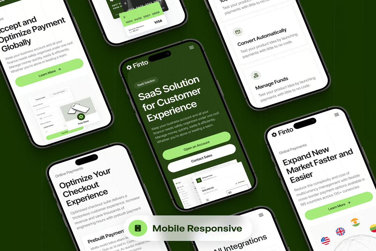 Finto Finance Website Coded Template, an UI Kit Template by Creative Perspective (Photo 6 of 7)