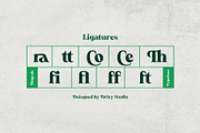 Thigrale – Classic Old Vintage Font, a Sans Serif Font by Drizy (Thumbnail 4 of 10)