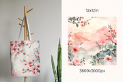 Sakura Blush Seamless Patterns, a Pattern Graphic by Anna Design Studio (Thumbnail 6 of 6)