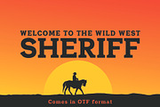 SHERIFF: A Font of the Wild West, a Serif Font by Dene Studios (Thumbnail 1 of 5)