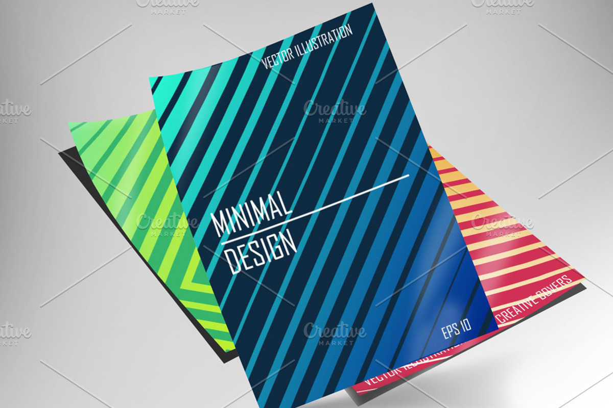 Bright colorful abstract covers, a Pattern Graphic by ExpressShop