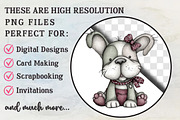 Whimsical Valentine Funny Dog PNG, an Illustration by RobertsArt (Thumbnail 2 of 7)