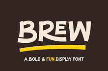 Brew – Bold & Fun Display Font