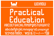 The objective font, a Font by weknow (Thumbnail 5 of 5)