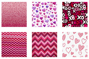 valentine digital heart paper, an Illustration by CreationArt (Thumbnail 2 of 3)
