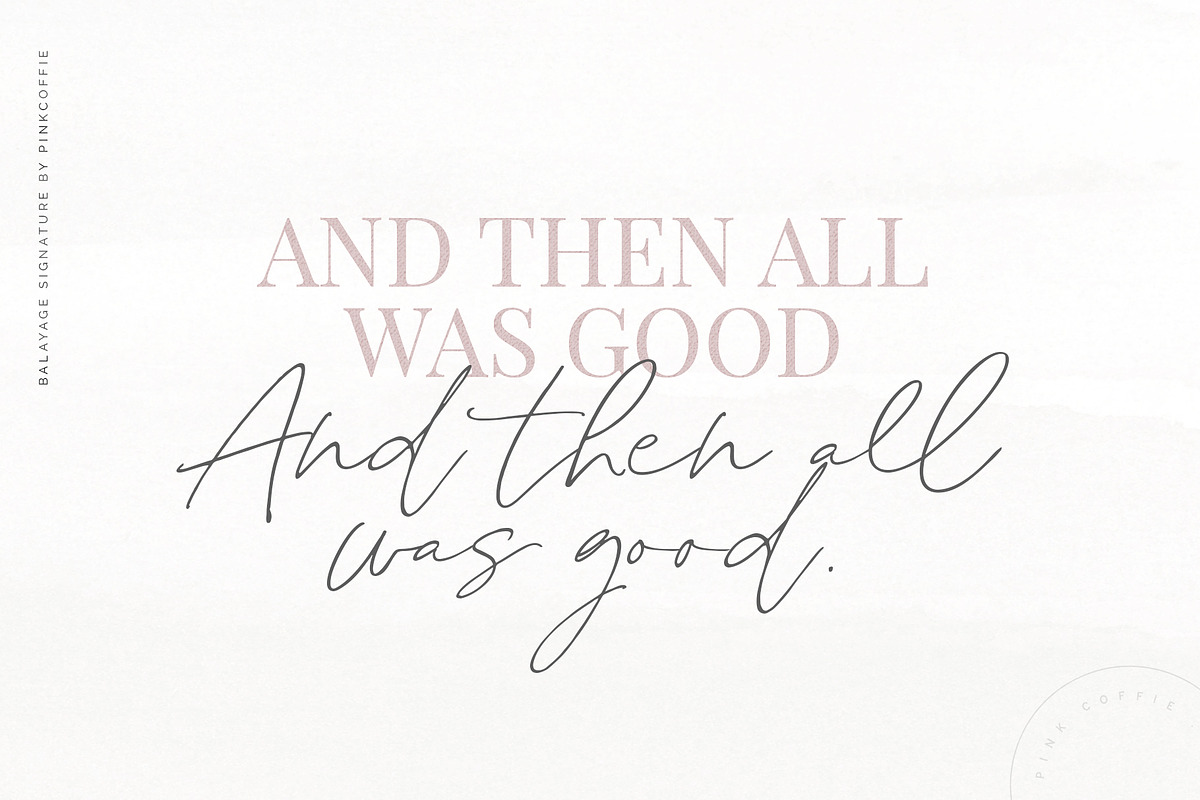 Balayage | Signature Script + Logos preview 5