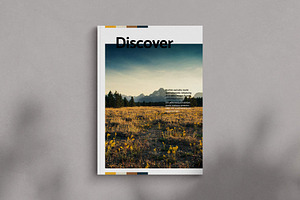 Magazine Template Bilingual Layout