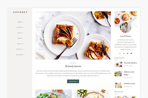 Gourmet - Food Blog & Recipe Theme