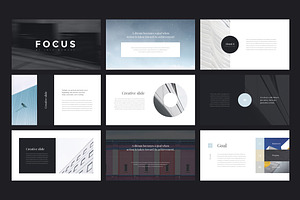 Focus PowerPoint Template GIFT