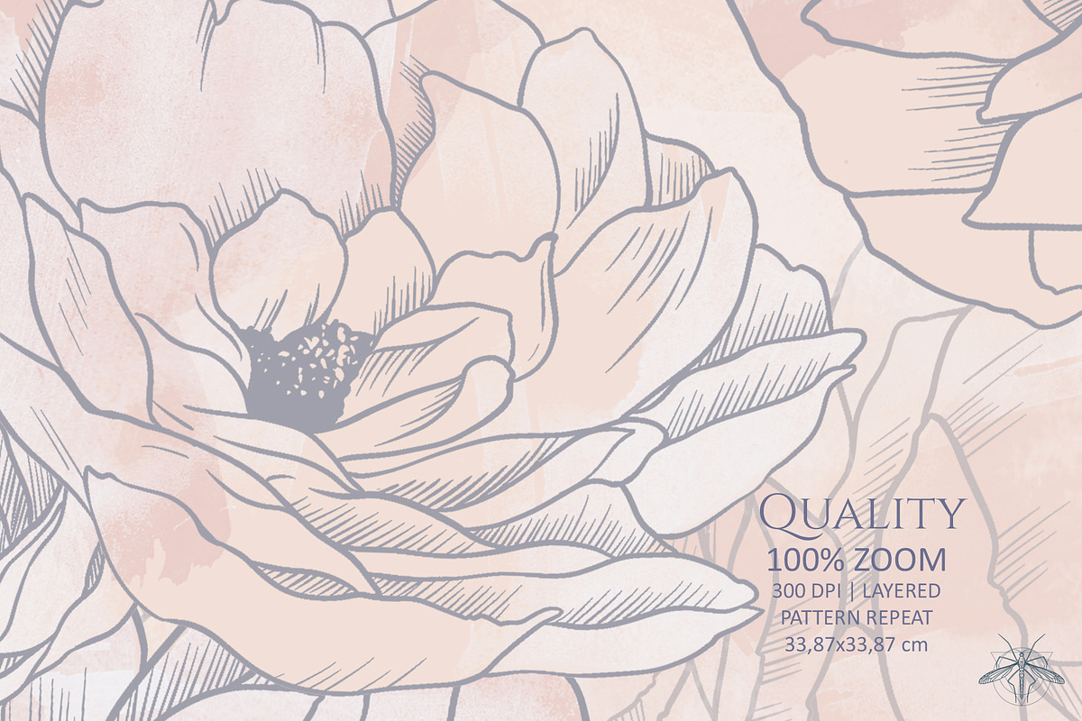 Winter garden | Watercolor patterns, a Pattern Graphic by Tanya Vollar (Photo 4 of 9)