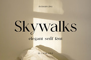 Skywalks Elegant Serif Font, a Serif Font by UICreative (Thumbnail 1 of 11)