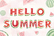 Watermelon Alphabet Clipart Bundle, an Illustration by PassionPNGcreation (Thumbnail 5 of 5)