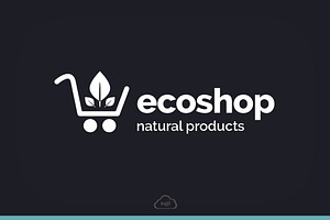 Eco Shop Logo Template