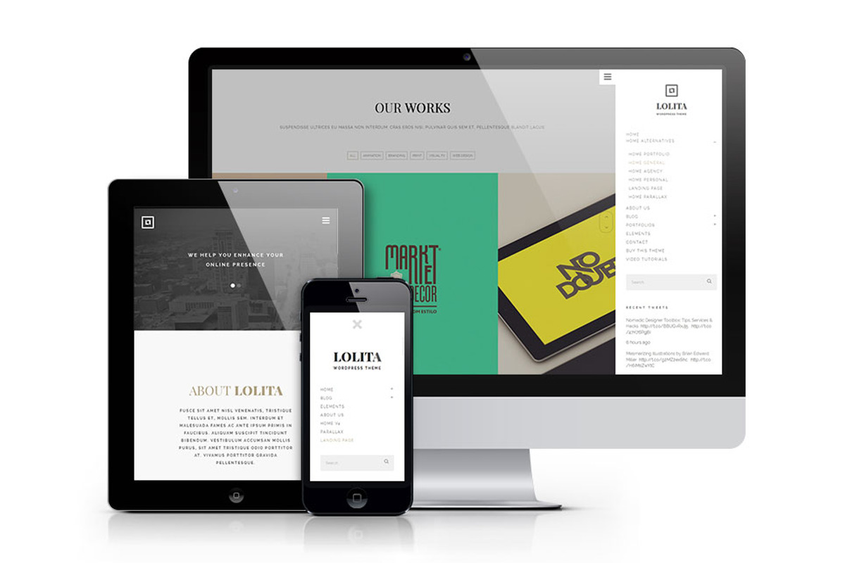 Lolita - WordPress Theme preview 3
