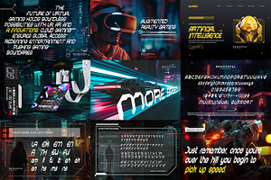 Cyberpunk Font Bundle