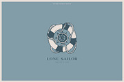 200 Hand Drawn Elements -Marine-, a Decorative Illustration by Michael Rayback Design (Thumbnail 4 of 6)
