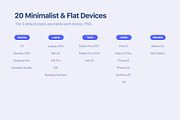 20 Minimalist & Flat Devices Mockups, an iPhone Mockup by Asylab (Thumbnail 4 of 97)