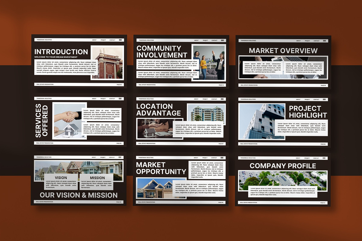 Real Estate Presentation Template, a Presentation Template by Glyphminds Studios (Photo 2 of 4)
