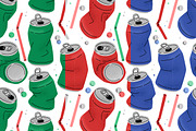 Crumpled Soda Cans And Straws, a Graphic by svetlana.belaia (Thumbnail 3 of 8)